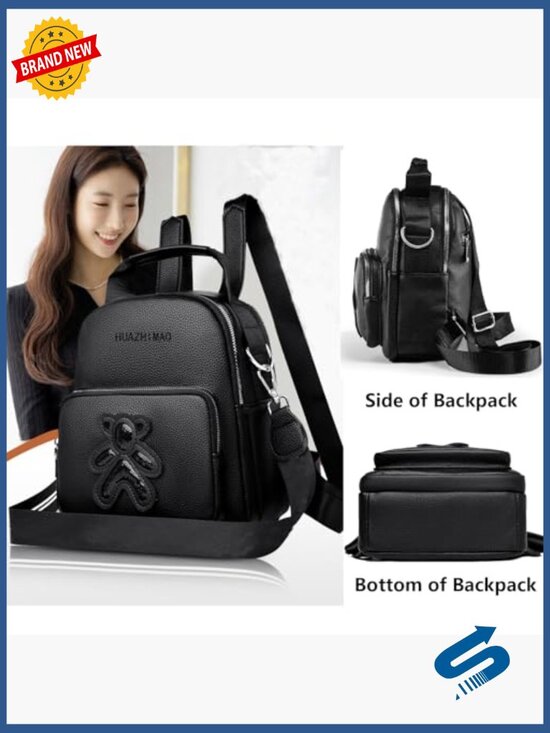 Mini Backpack Purse for Women PU Leather Convertible Travel Shoulder Bag Handbag main image 6